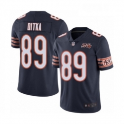 Youth Chicago Bears 89 Mike Ditka Navy Blue Team Color 100th Season Limited Football Jersey