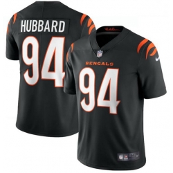 Men Nike Cincinnati Bengals 94 Sam Hubbard Black Vapor Limited Jersey