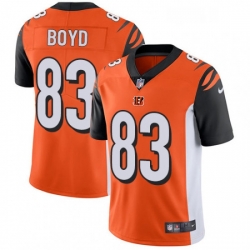 Mens Nike Cincinnati Bengals 83 Tyler Boyd Vapor Untouchable Limited Orange Alternate NFL Jersey