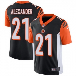 Nike Bengals 21 Mackensie Alexander Black Team Color Men Stitched NFL Vapor Untouchable Limited Jersey