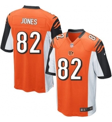 Nike Bengals #82 Marvin Jones Orange Alternate Youth Stitched NFL Elite Jersey