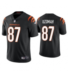 Youth Cincinnati Bengals 87 C J  Uzomah Black Vapor Untouchable Limited Stitched Jersey 