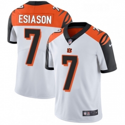 Youth Nike Cincinnati Bengals 7 Boomer Esiason Vapor Untouchable Limited White NFL Jersey