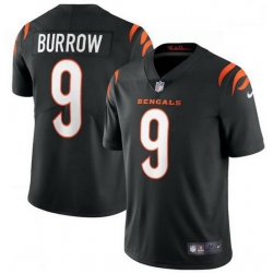 Youth Nike Cincinnati Bengals 9 Joe Burrow Black Vapor Limited Jersey