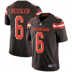 Nike Browns #6 Cody Kessler Brown Team Color Mens Stitched NFL Vapor Untouchable Limited Jersey