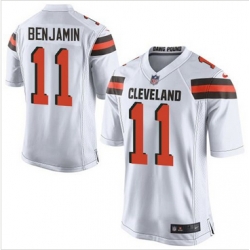 Nike Cleveland Browns #11 Travis Benjamin White Mens Stitched NFL New Elite Jersey