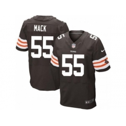 Nike Cleveland Browns 55 Alex Mack Brown Elite NFL Jersey