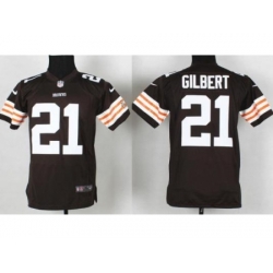 Youth Nike Cleveland Browns 21 Justin Gilbert Brown NFL Jersey