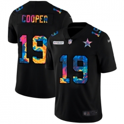 Dallas Cowboys 19 Amari Cooper Men Nike Multi Color Black 2020 NFL Crucial Catch Vapor Untouchable Limited Jersey