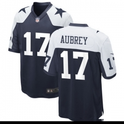 Men    Dallas Cowboys 17 Brandon Aubrey Limited Navy Vapor Untouchable Jersey  282 29