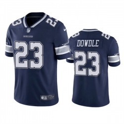 Men Dallas Cowboys 23 Rico Dowdle Navy Vapor Untouchable Stitched Football Football Jersey