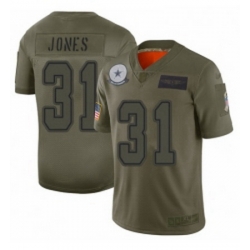 Men Dallas Cowboys 31 Byron Jones Limited Camo 2019 Salute to Service Football Jersey