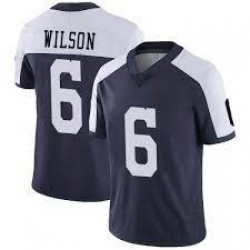 Men Dallas Cowboys 6 Donavan Wilson Navy Blue Thanksgiving Stitched Vapor Untouchable Limited Jersey