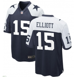 Men Dallas Cowboys Ezekiel Elliott #15 Thanksgivens Stitched NFL Jersey