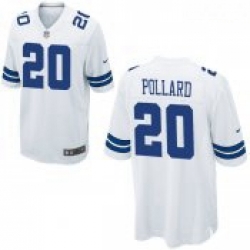 Men Nike Cowboys 20 Tony Pollard White Limited NFL Jersey