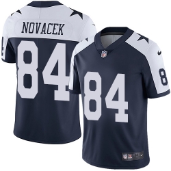 Men Nike Cowboys #84 Jay Novacek avy Blue Throwback Alternate Vapor Untouchable Limited Player NFL Jersey