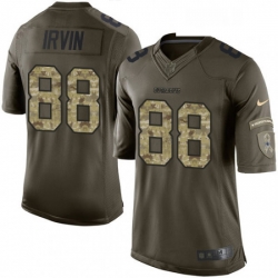 Mens Nike Dallas Cowboys 88 Michael Irvin Limited Green Salute to Service NFL Jersey