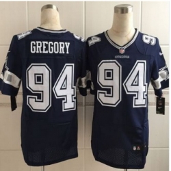 New Dallas Cowboys #94 Randy Gregory Navy Blue Team Color Men Stitched NFL Elite jersey