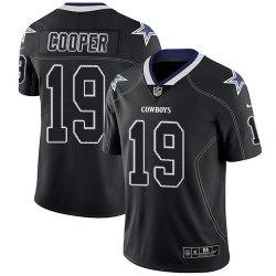 Nike Cowboys #19 Amari Cooper Lights Out Black Men Stitched NFL Limited Rush Jersey