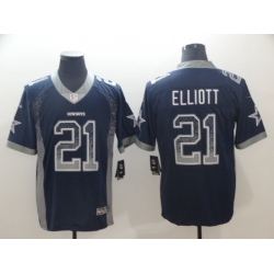 Nike Cowboys 21 Brice Elliott Navy Blue Team Color Mens Stitched NFL Limited Jersey