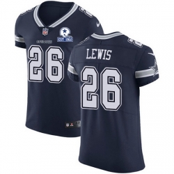 Nike Cowboys 26 Jourdan Lewis Navy Blue Team Color Men Stitched With Established In 1960 Patch NFL Vapor Untouchable Elite Jersey