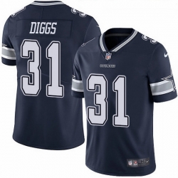 Nike Cowboys 31 Trevon Diggs Navy Blue Team Color Men Stitched NFL Vapor Untouchable Limited Jersey