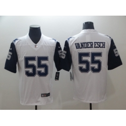 Nike Cowboys 55 Rolando VandereschWhite Mens Stitched NFL Limited Rush Jersey