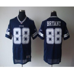 Nike Cowboys #88 Dez Bryant Navy Blue Team Color Mens Stitched NFL Elite Jersey