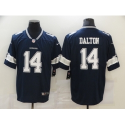 Nike Dallas Cowboys 14 Andy Dalton Navy Vapor Untouchable Limited Jersey