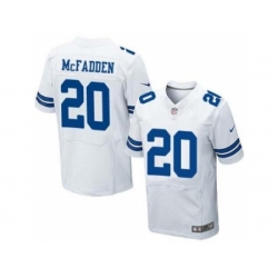 Nike Dallas Cowboys 20 Darren McFadden White Elite NFL Jersey