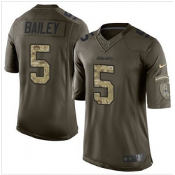 Nike Dallas Cowboys #5 Dan Bailey Green Men 27s Stitched NFL Limited Jersey