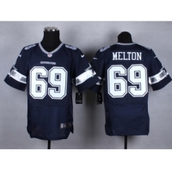 Nike Dallas Cowboys 69 Henry Melton blue Elite NFL Jersey