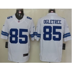 Nike Dallas Cowboys 85 Kevin Ogletree White LIMITED NFL Jersey