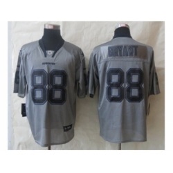 Nike Dallas Cowboys 88 Dez Bryant Grey Elite Lights Out NFL Jersey