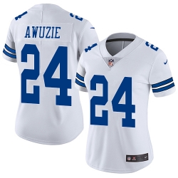 Nike Cowboys #24 Chidobe Awuzie White Womens Stitched NFL Vapor Untouchable Limited Jersey