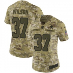 Nike Donovan Wilson Dallas Cowboys Limited Camo 2018 Salute to Service Jersey Women