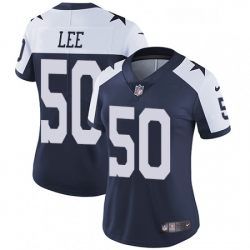 Womens Nike Dallas Cowboys 50 Sean Lee Elite Navy Blue Throwback Alternate NFL Jersey