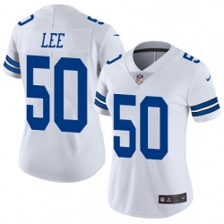 Womens Nike Dallas Cowboys 50 Sean Lee Elite White NFL Jersey