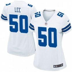 Womens Nike Dallas Cowboys 50 Sean Lee Game White NFL Jersey