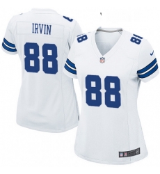 Womens Nike Dallas Cowboys 88 Michael Irvin Game White NFL Jersey