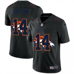 Denver Broncos 14 Courtland Sutton Men Nike Team Logo Dual Overlap Limited NFL Jersey Black