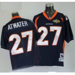 Denver Broncos 27 STEVE ATWATER blue Throwback Jerseys