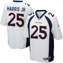 Men Nike Denver Broncos 25 Chris Harris Jr Game White NFL Jersey