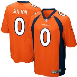 Men's Denver Broncos Courtland Sutton Nike Orange 2018 NFL Draft Pick Elite Jersey