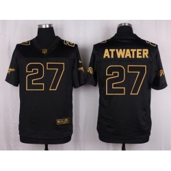 Nike Broncos #27 Steve Atwater Black Mens Stitched NFL Elite Pro Line Gold Collection Jersey