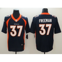 Nike Broncos 37 Royce Freeman Navy Alternate Vapor Untouchable Limited Jersey