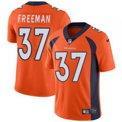 Nike Broncos #37 Royce Freeman Orange Team Color Mens Stitched NFL Vapor Untouchable Limited Jersey