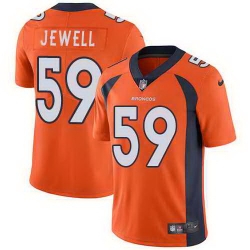 Nike Broncos 59 Josey Jewell Orange Vapor Untouchable Limited Jersey