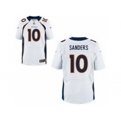 Nike Denver Broncos 10 Emmanuel Sanders White Game NFL Jersey