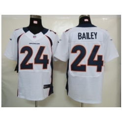 Nike Denver Broncos 24 Champ Bailey White Elite NFL Jersey